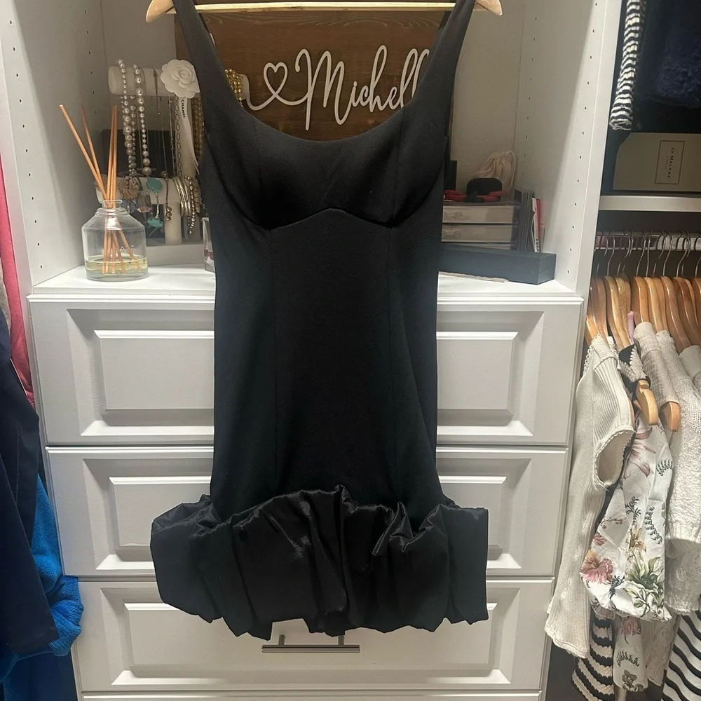 Essentially Flirty 3D Ruffle Hem Bodycon Mini Dress! - Picture 4 of 8